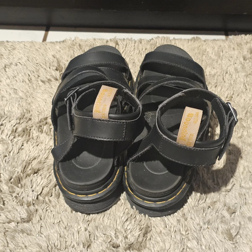 Dr. Martens Blaire Leather Platform Sandals - Picture 2 of 6